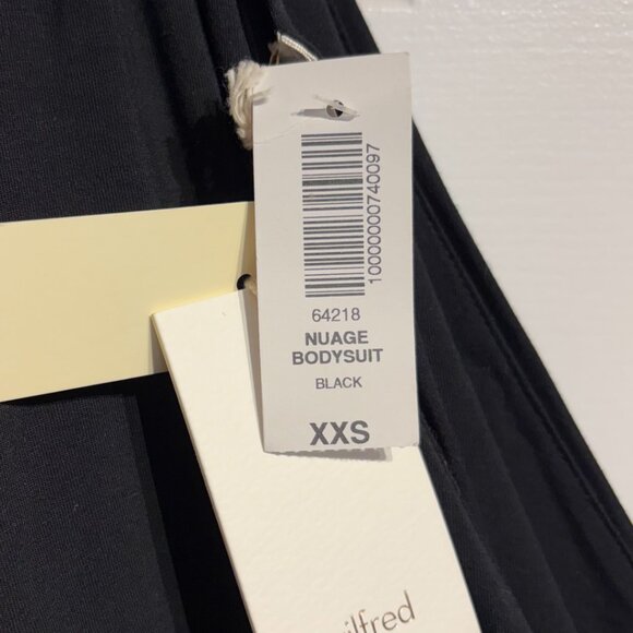 NWT - Wilfred (Aritzia) Nauge Bodysuit (Size: XXS - Black) - Picture 3 of 4